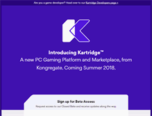 Tablet Screenshot of kartridge.com